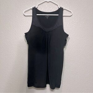 Athleta XL Black Gel Mesh Supercharged 2-in-1 Shelf
Bra Tank Top. Size xl.